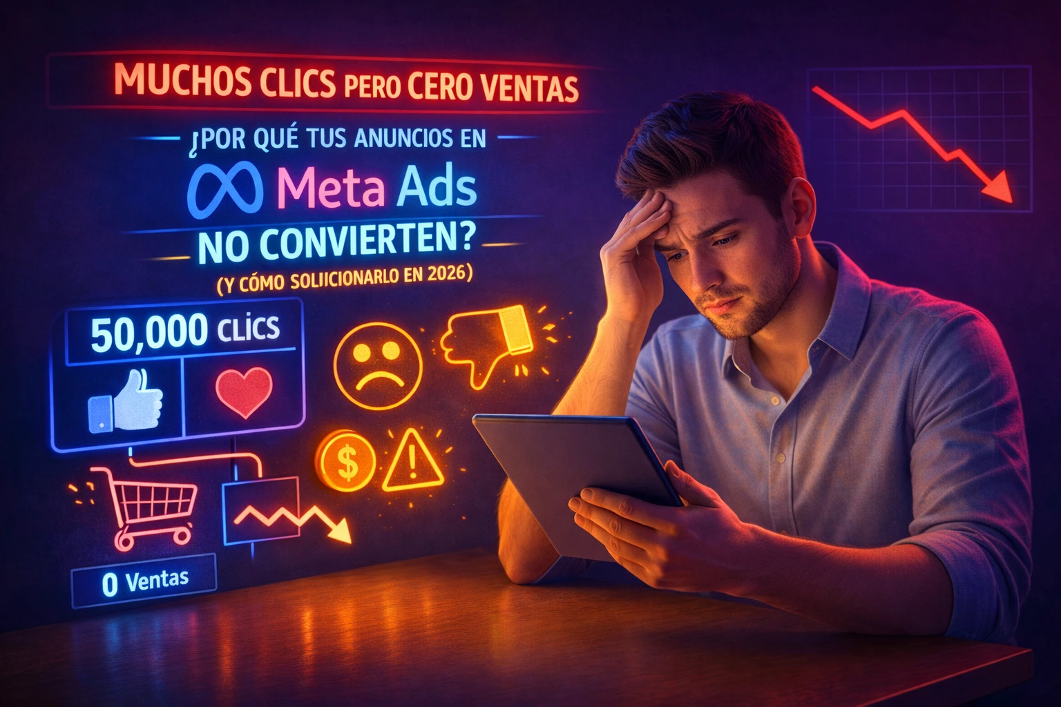 Muchos clics pero cero ventas